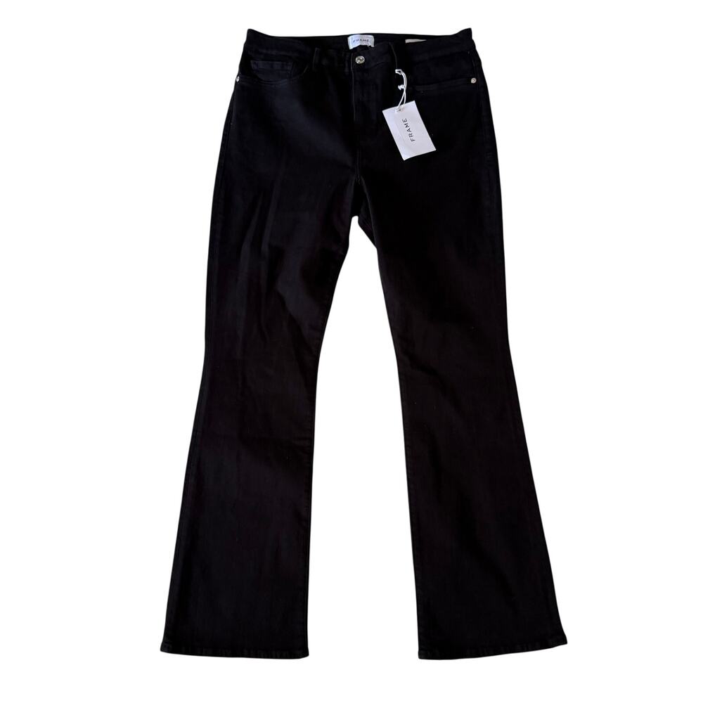 NWT Frame Black High Rise Le Mini Boot Jeans Wmns 33 / 16